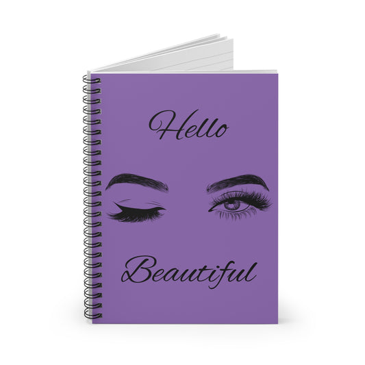 Copy of Bold Lip Print Spiral Notebook - Ruled Line, Cute Stationery, Gift for Her, Artistic Journal, Creative Writing, Valentine's Day, Graduation