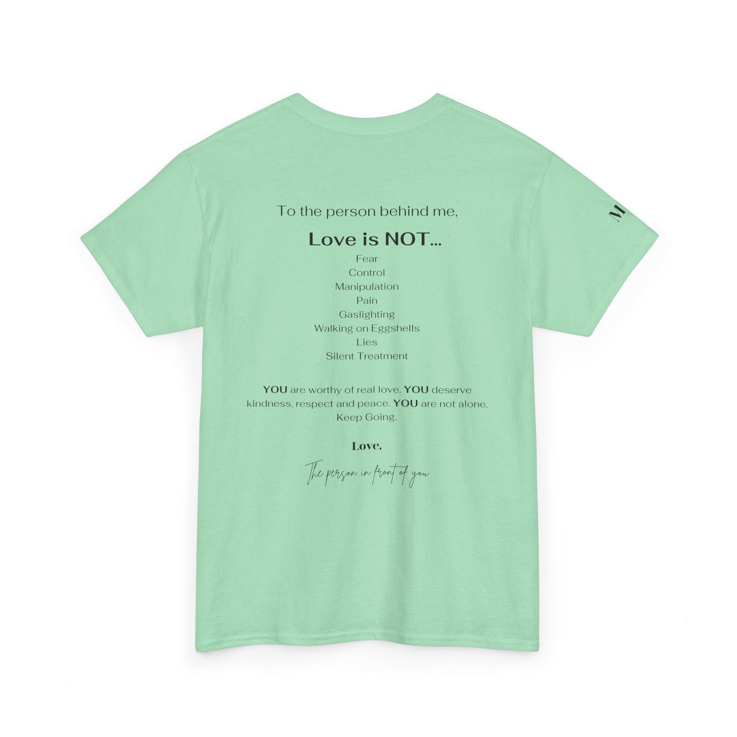 Love is NOT Unisex Heavy Cotton Tee - Motivational T-Shirt for Everyday Wear, Gift for Friends, Inspirational Apparel, Casual Fashion, [...]