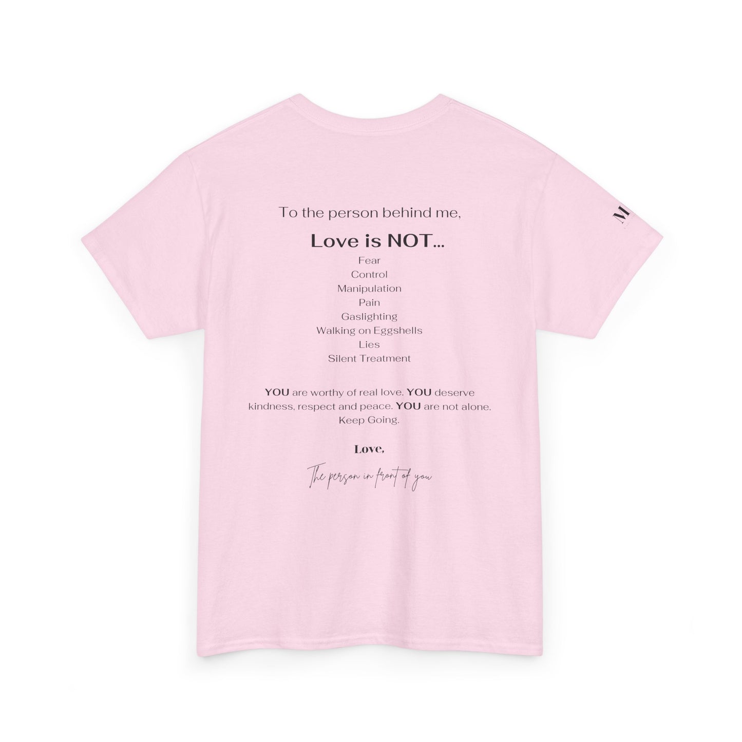 Love is NOT Unisex Heavy Cotton Tee - Motivational T-Shirt for Everyday Wear, Gift for Friends, Inspirational Apparel, Casual Fashion, [...]
