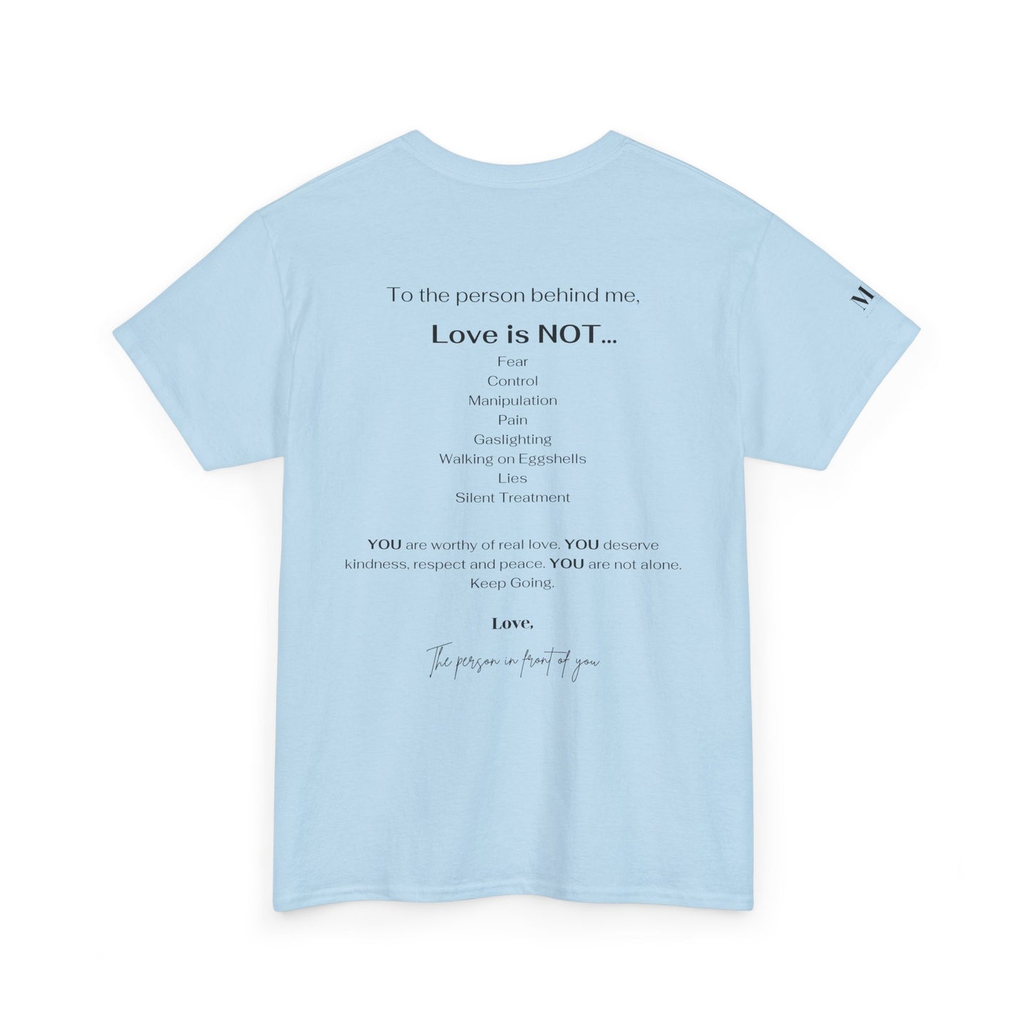 Love is NOT Unisex Heavy Cotton Tee - Motivational T-Shirt for Everyday Wear, Gift for Friends, Inspirational Apparel, Casual Fashion, [...]