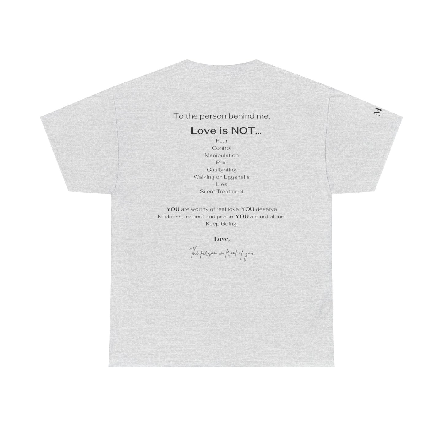 Love is NOT Unisex Heavy Cotton Tee - Motivational T-Shirt for Everyday Wear, Gift for Friends, Inspirational Apparel, Casual Fashion, [...]